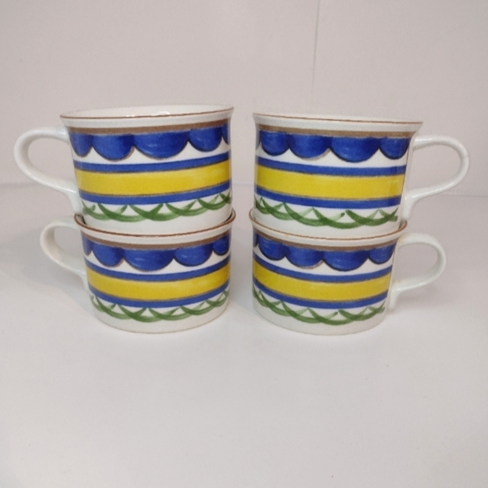 MIKASA in taglio CAA81 ALGARVE  set of 4 té/ coffee cups